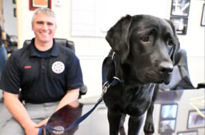Fighting fire on four legs: MFD welcomes Chance